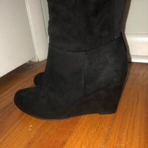 NIB/NWT Chinese Laundry OTK wedge boots